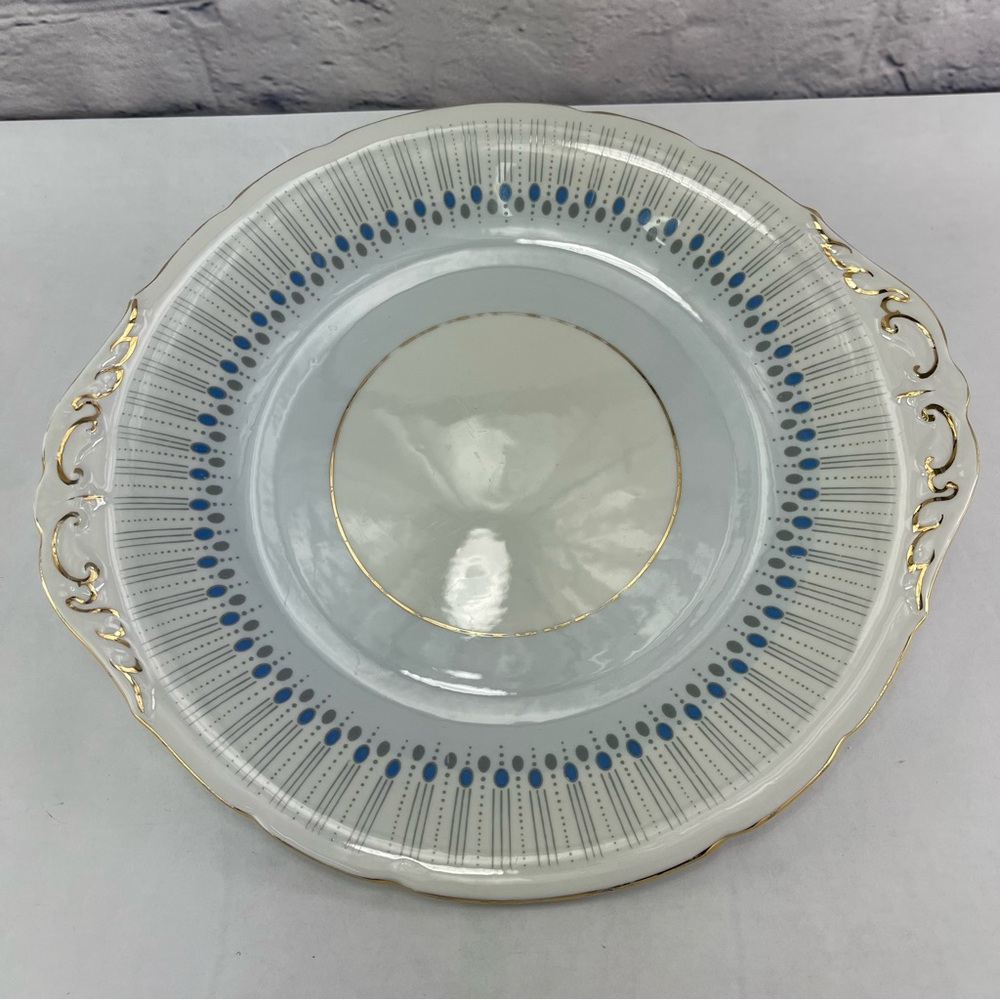 Vtg Paragon Tivoli English Fine Bone China Cake Platter 10 inch